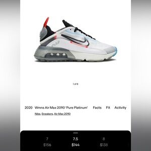 Women’s Nike Air Max 2090 ‘Pure Platinum’